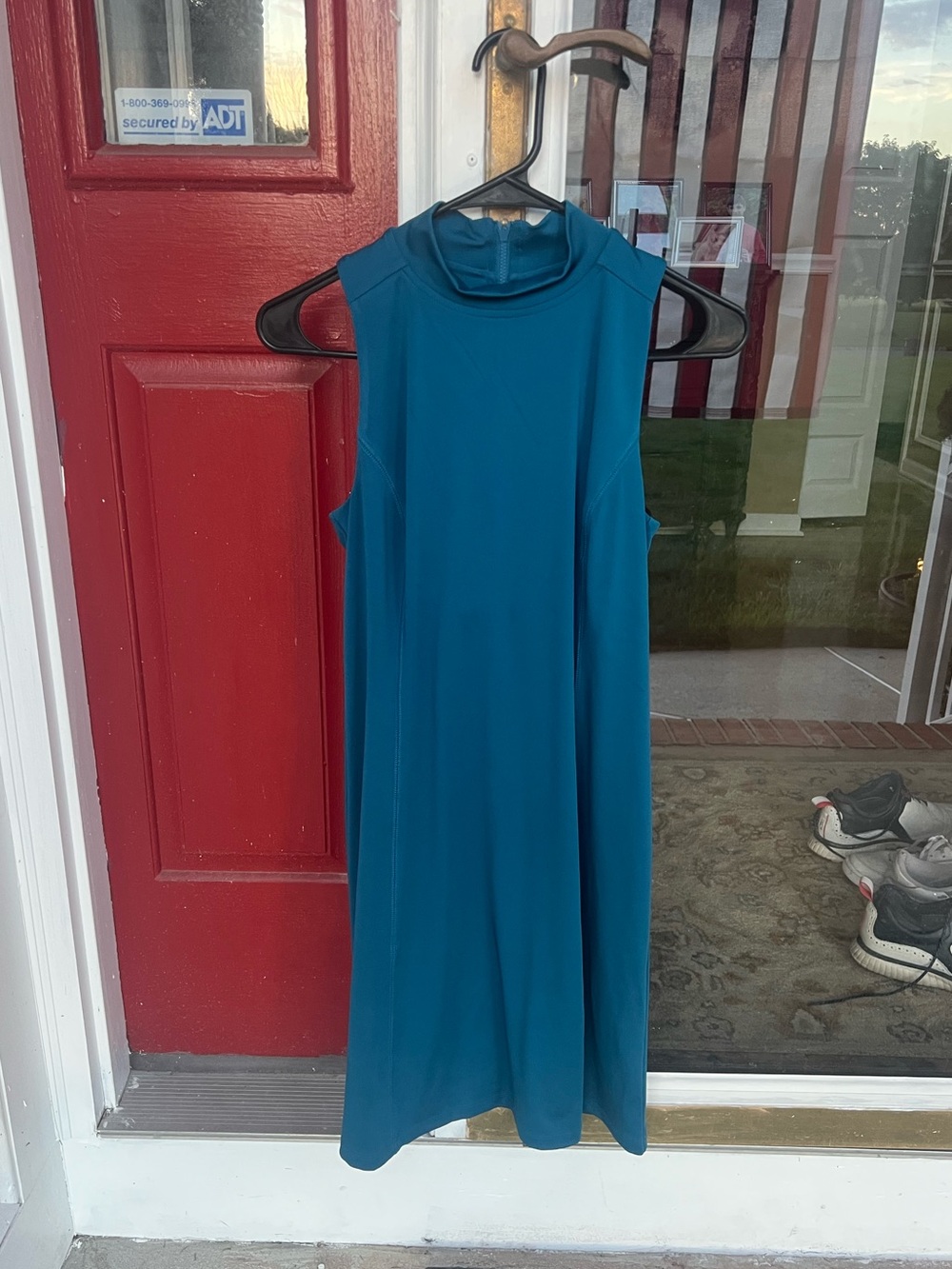 LOFT Lou & Grey Sleeveless Mock Neck Shift Dress